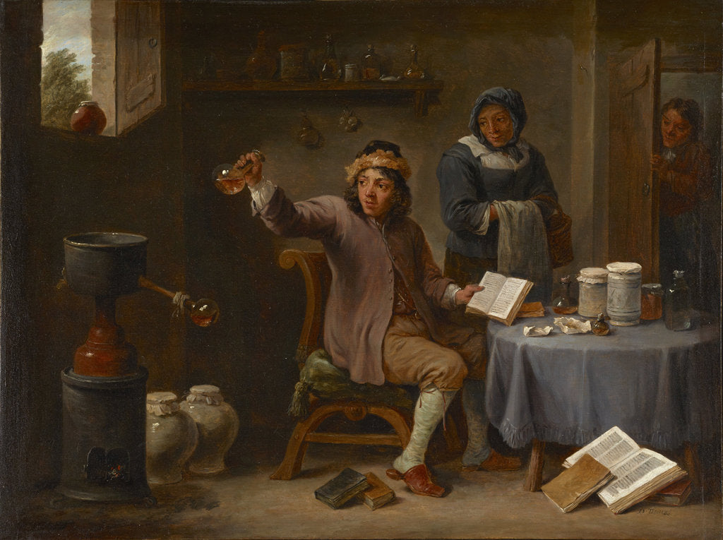 Detail of The Doctors Visit, c. 1660 by Anonymous