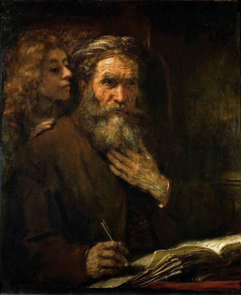 Detail of The evangelist Matthew and the angel, 1661 by Anonymous