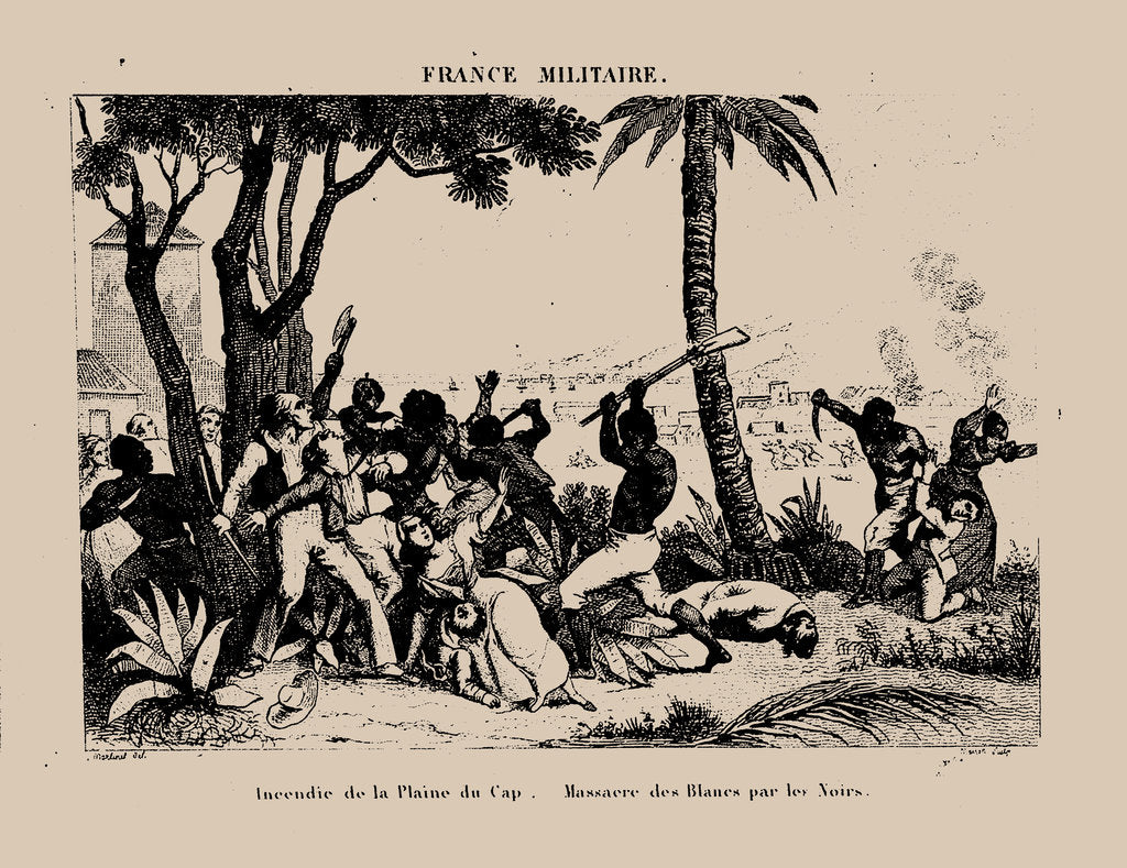 Detail of The Haitian Revolution. Slave rebellion on the night of 21 August 1791, 1833 by Anonymous
