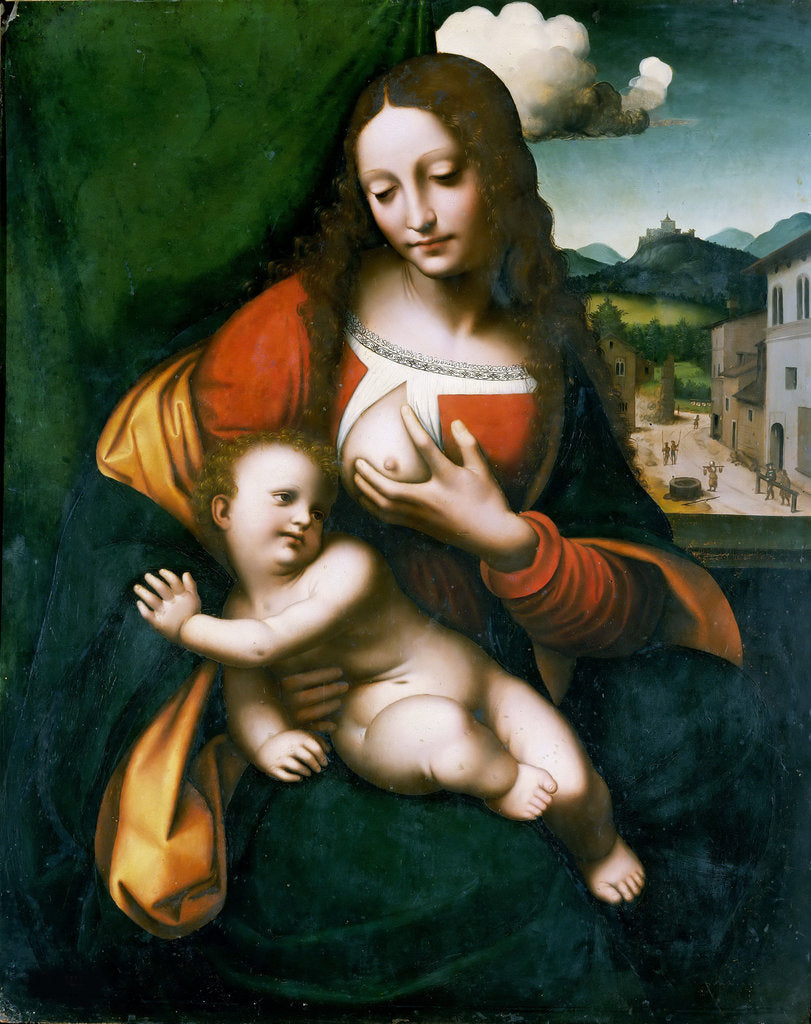 Detail of The Madonna and Child, c. 1520 by Anonymous