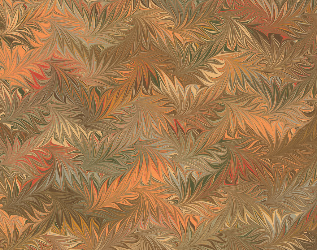 Detail of The marbled paper, c. 1900 by Anonymous