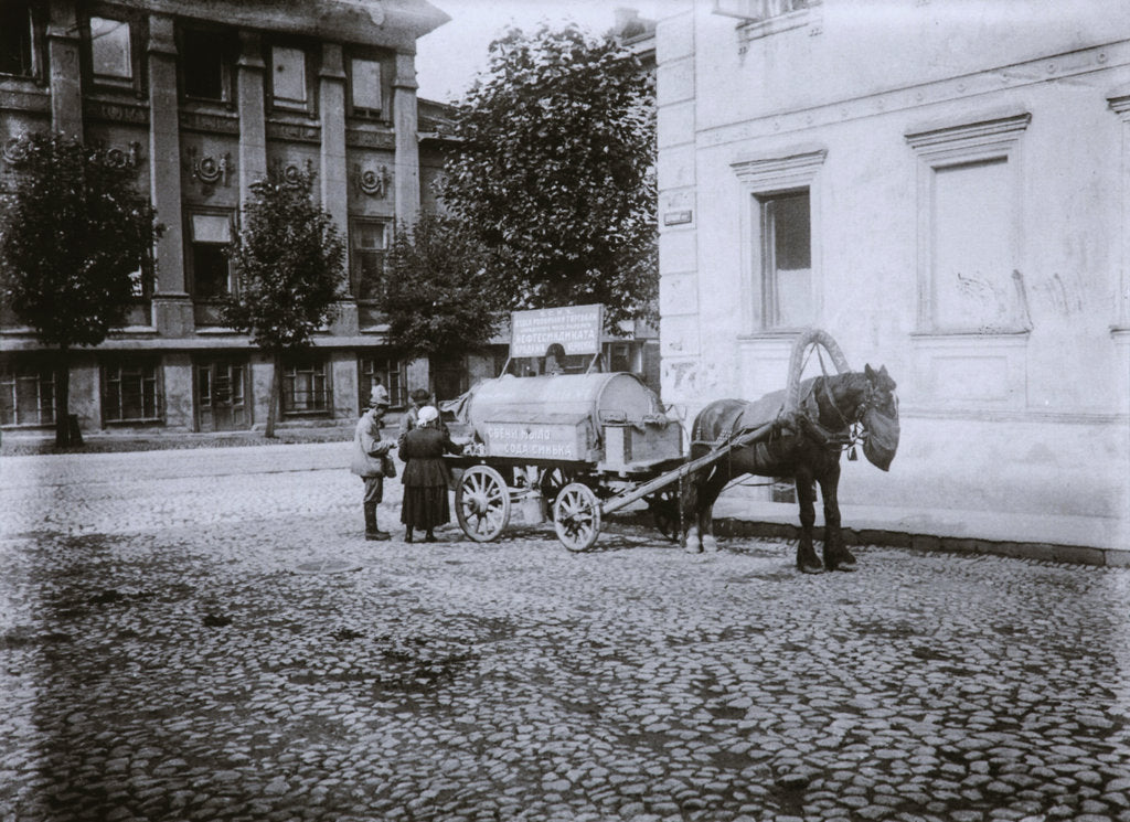 Detail of The New Basmannaya street in Moscow, 1920s by Anonymous