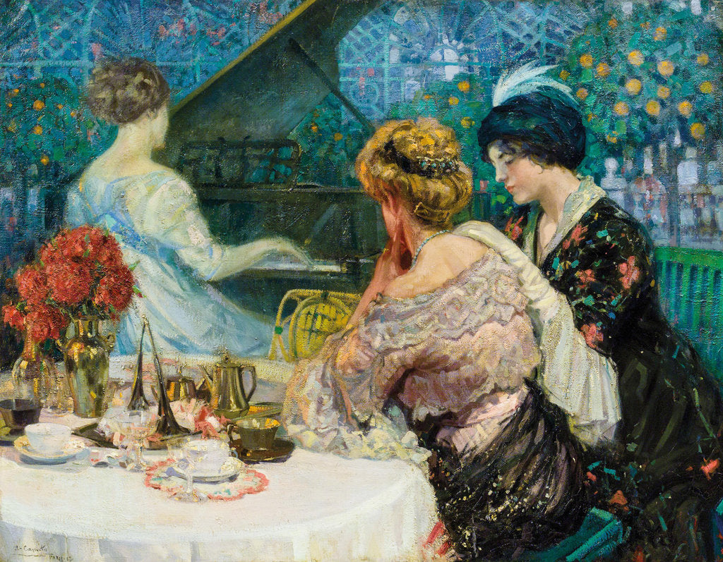 Detail of The piano player, 1913 by Anonymous