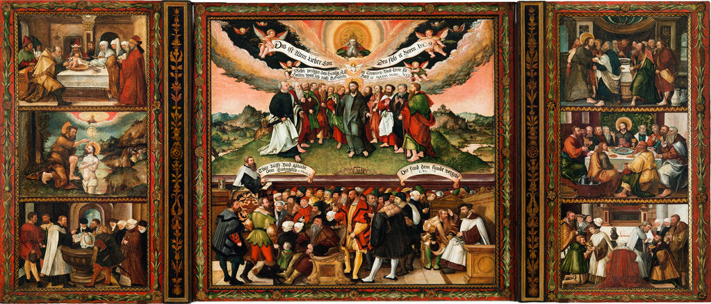 Detail of The Reformation Altarpiece, 1554-1555 by Anonymous