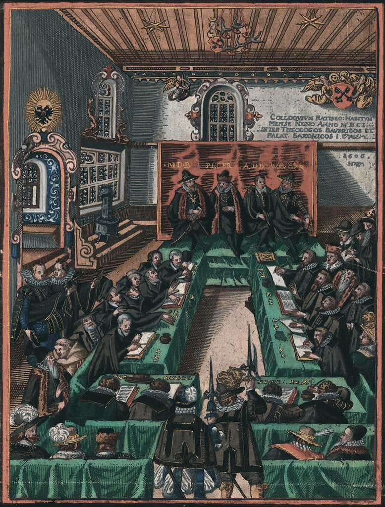 Detail of The Regensburg Religious Colloquy of 1601, c. 1605 by Anonymous