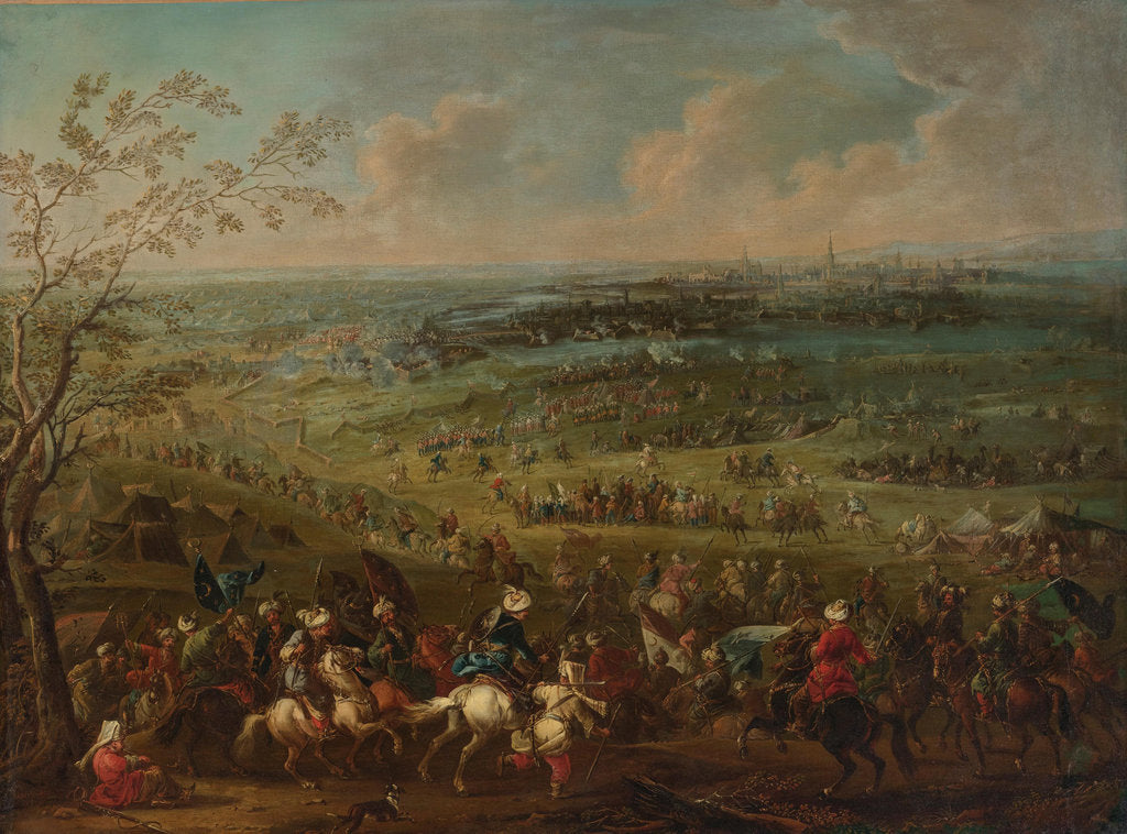 Detail of The Siege of Vienna by Turkish army, by Anonymous