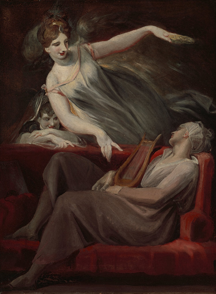 Detail of The vision of the poet, 1806-1807 by Anonymous