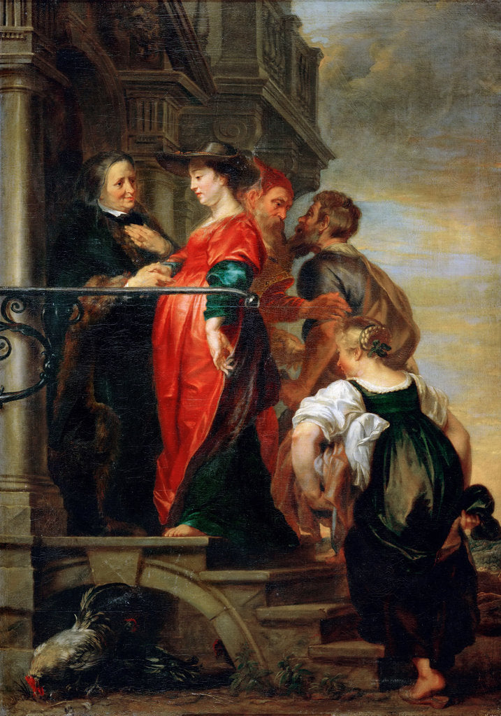 Detail of The Visitation of the Blessed Virgin Mary, before 1669 by Anonymous