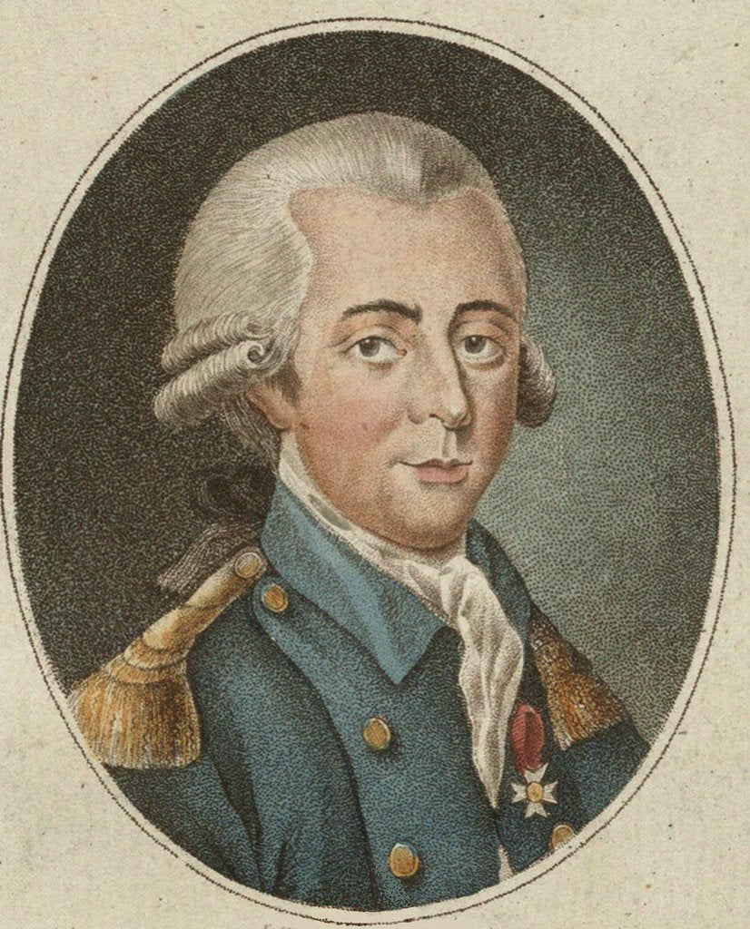 Detail of Thomas de Mahy, Marquis de Favras, 1789 by Anonymous