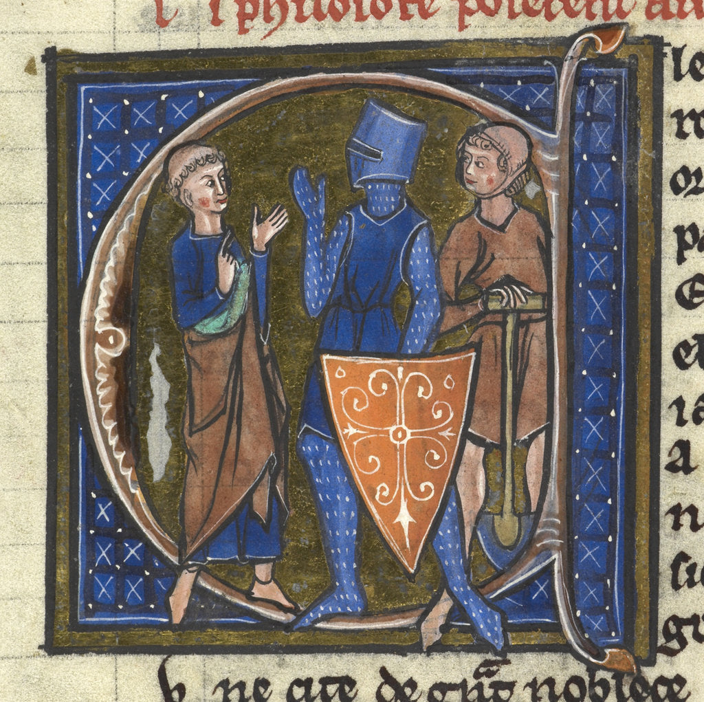Detail of Three Estates: Cleric, Knight, and Peasant by Anonymous