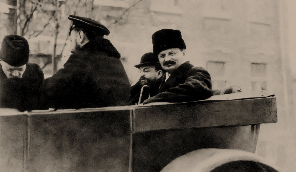 Detail of Trotsky and Joffe in Brest-Litovsk, 1918, 1918 by Anonymous
