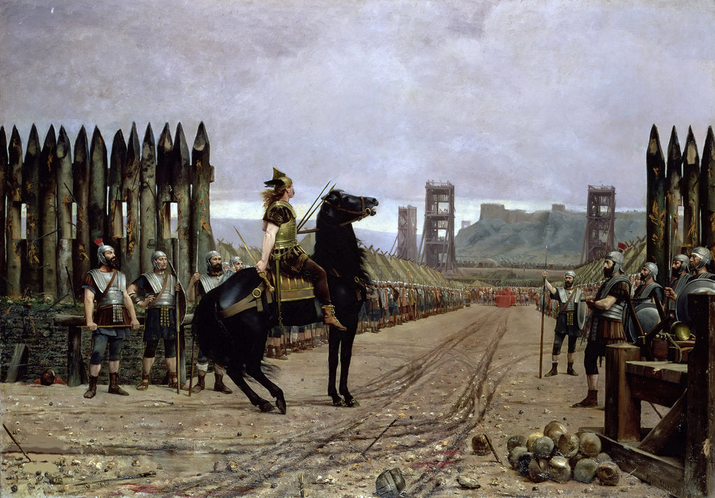 Detail of Vercingetorix before Caesar, 1886 by Anonymous