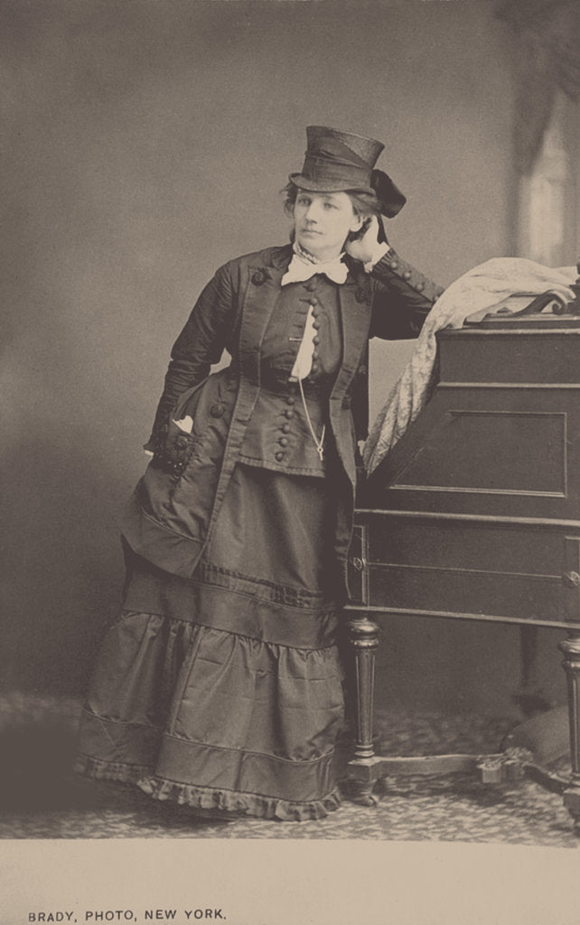 Detail of Victoria Claflin Woodhull, Between 1866 and 1873 by Anonymous