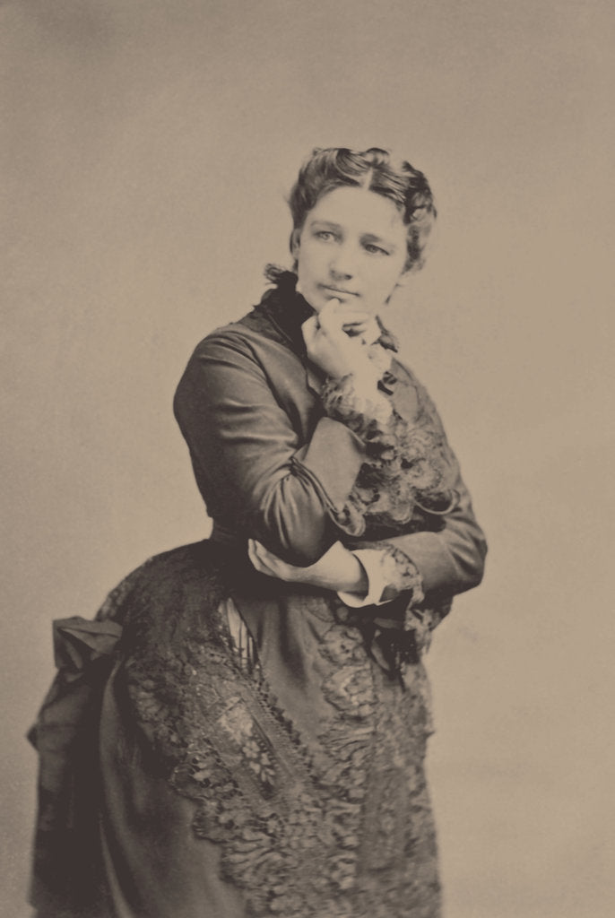 Detail of Victoria Claflin Woodhull, ca 1872 by Anonymous