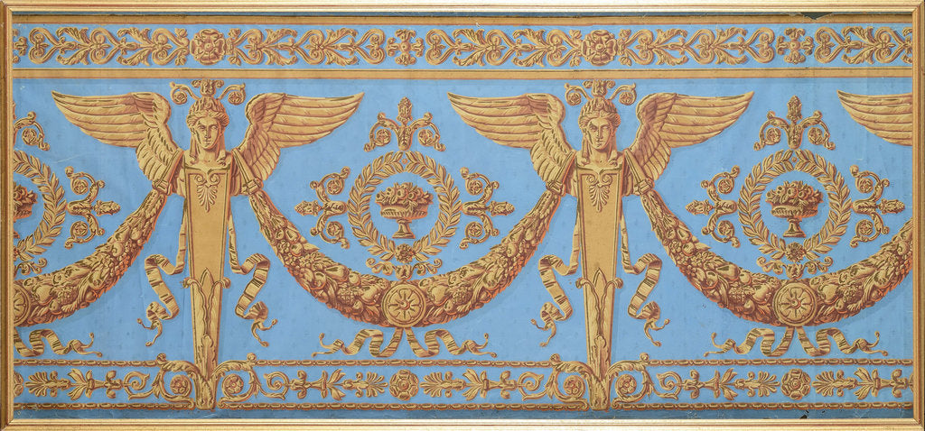 Detail of Wallpaper Frieze from the Consulate period, c. 1800 by Anonymous