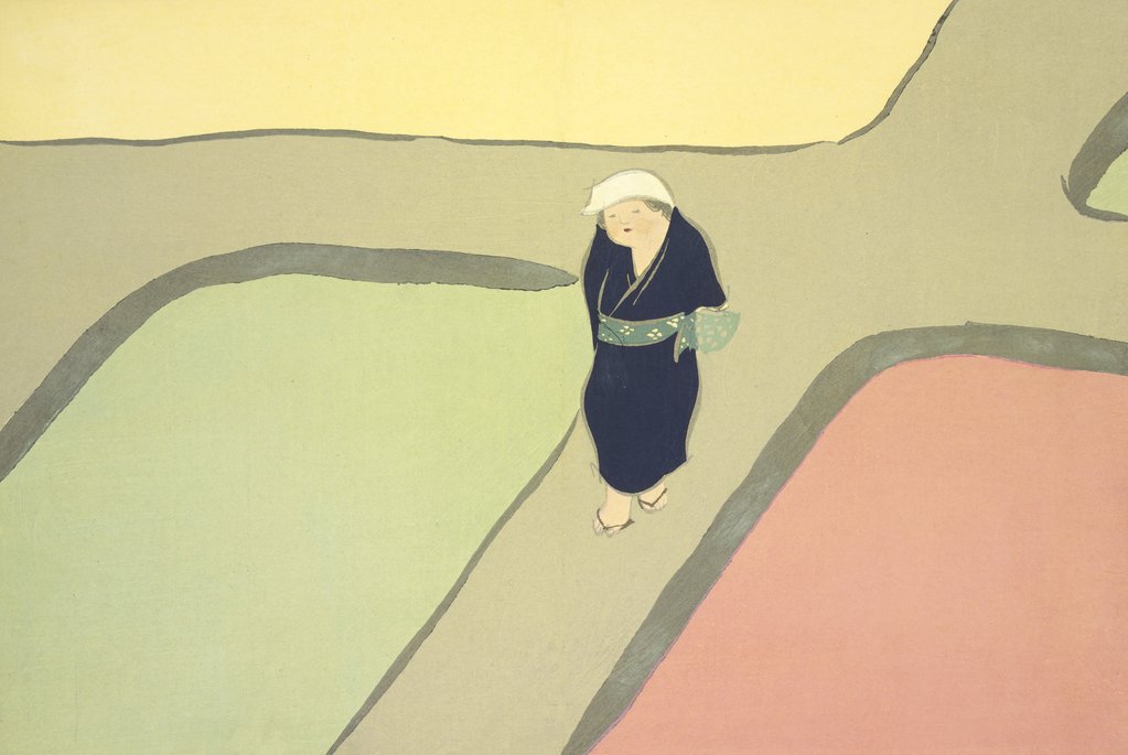 Detail of Haru No Taomo by Anonymous