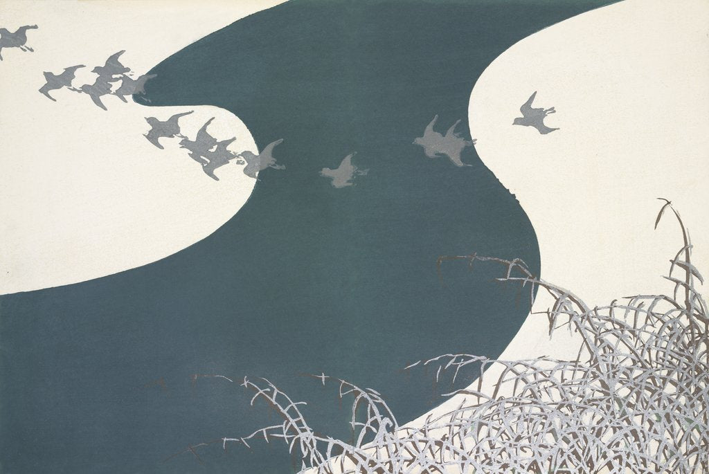 Detail of Fuyu No Kawa by Anonymous