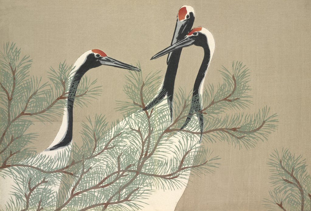 Detail of Tsuru by Anonymous