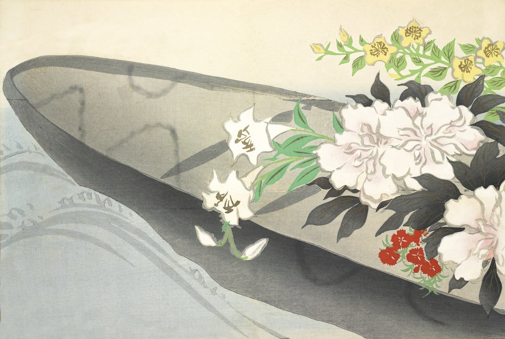 Detail of Hana-Bune by Anonymous