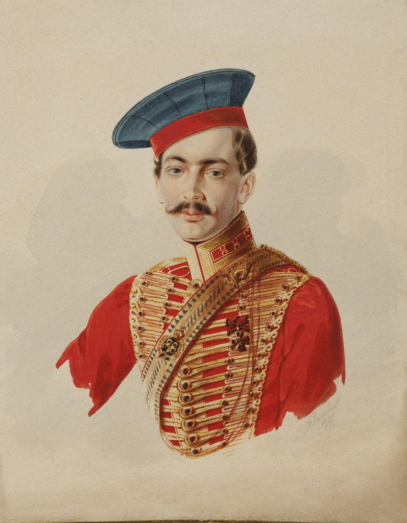Detail of Prince Nikolay Sergeyevich Vyazemsky, 1841 by Anonymous