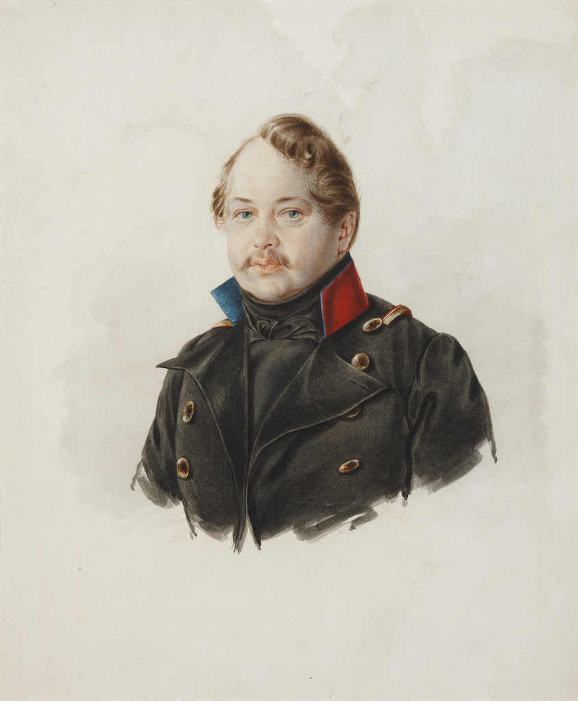 Detail of Pavel Dmitrievich Solomirsky, 1839-1840 by Anonymous