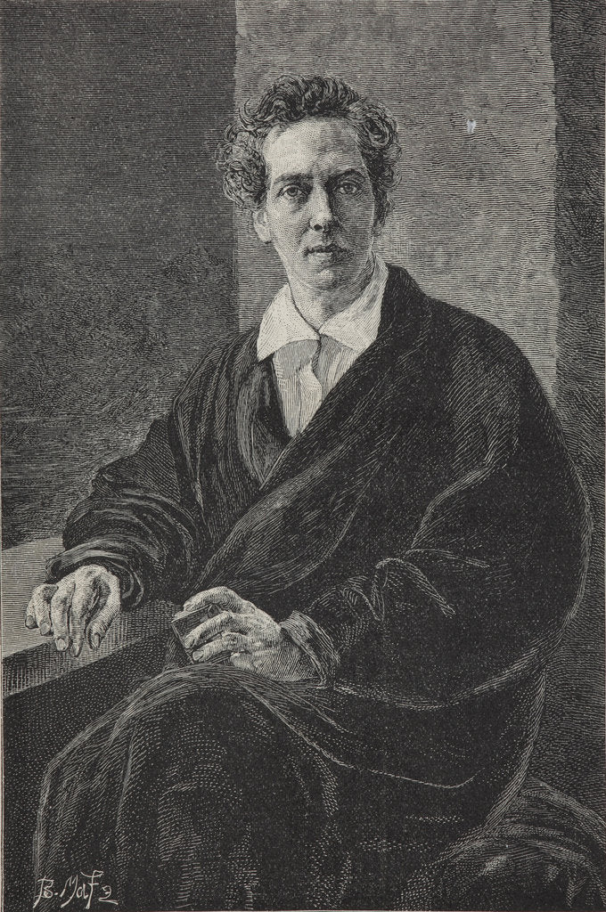 Detail of Portrait of Count Alexey Alexeyevich Perovsky, writer Antony Pogorelsky, 1890 by Anonymous