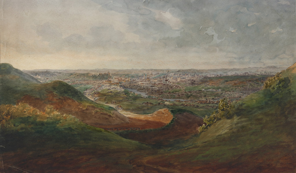 Detail of View of Vilna, 1848 by Anonymous