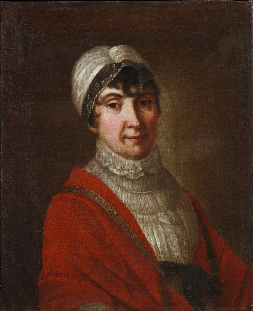 Detail of Portrait of Kleopatra Petrovna Nashchokina, née Nelidova, End 18th - Early 19th cen by Anonymous