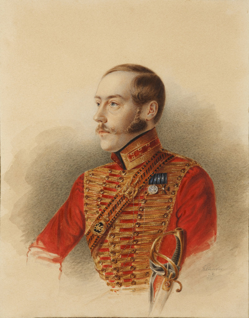 Detail of Alexander von Reinhold, 1838 by Anonymous