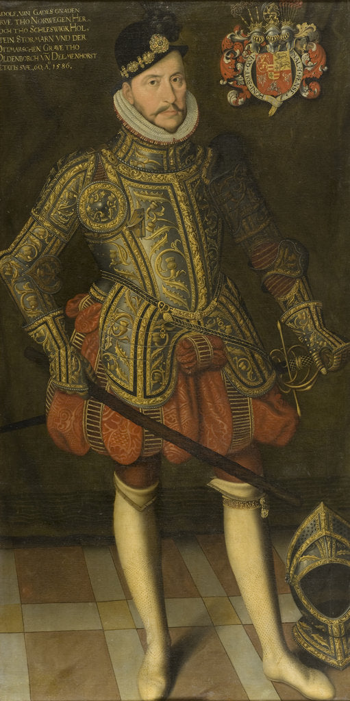 Detail of Portrait of Duke Adolf of Holstein-Gottorp, 1586 by Anonymous