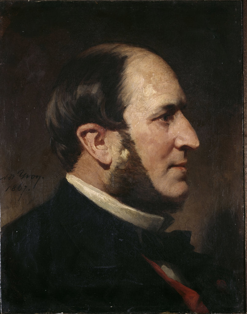 Detail of Portrait of Georges-Eugène Baron Haussmann, 1867 by Anonymous