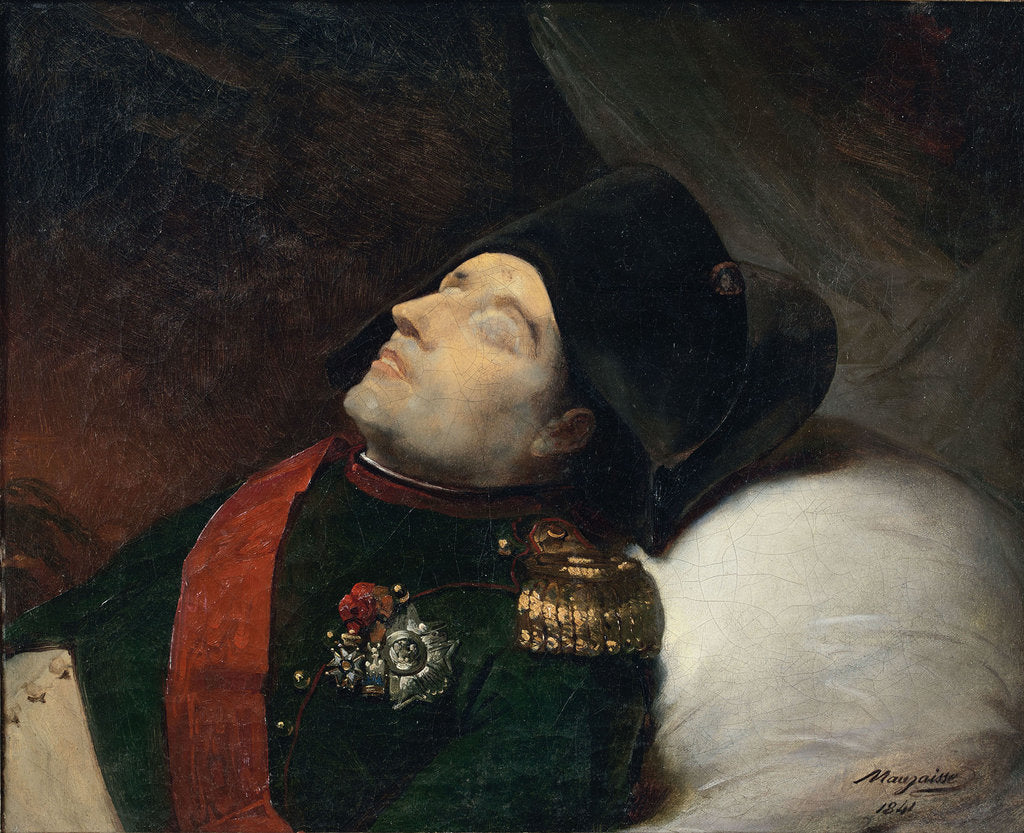 Detail of Death of Napoleon, 1841 by Anonymous