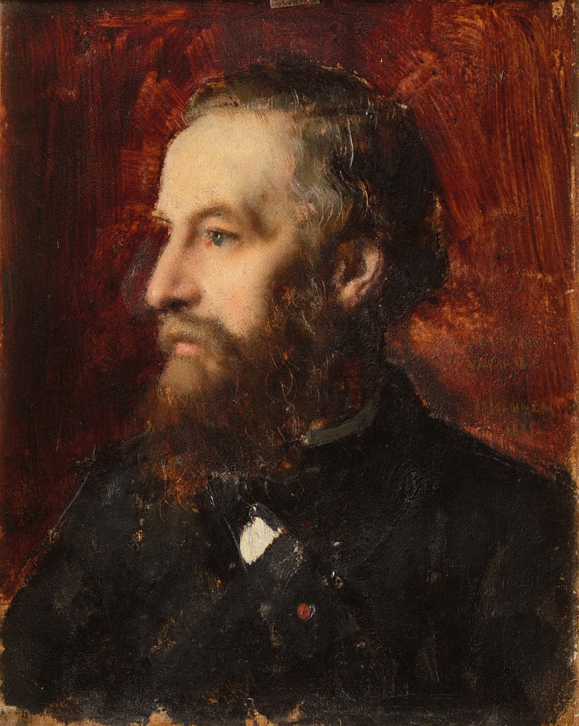 Detail of Portrait of Charles Gavard, 1881 by Anonymous