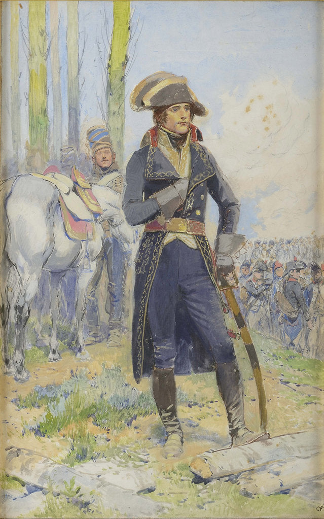 Detail of General Bonaparte during the Italian campaign by Anonymous