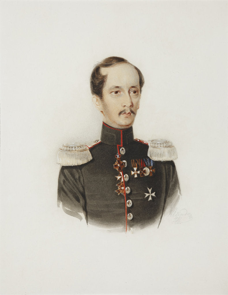 Detail of Alexander Andreyevich Gervais, 1848 by Anonymous