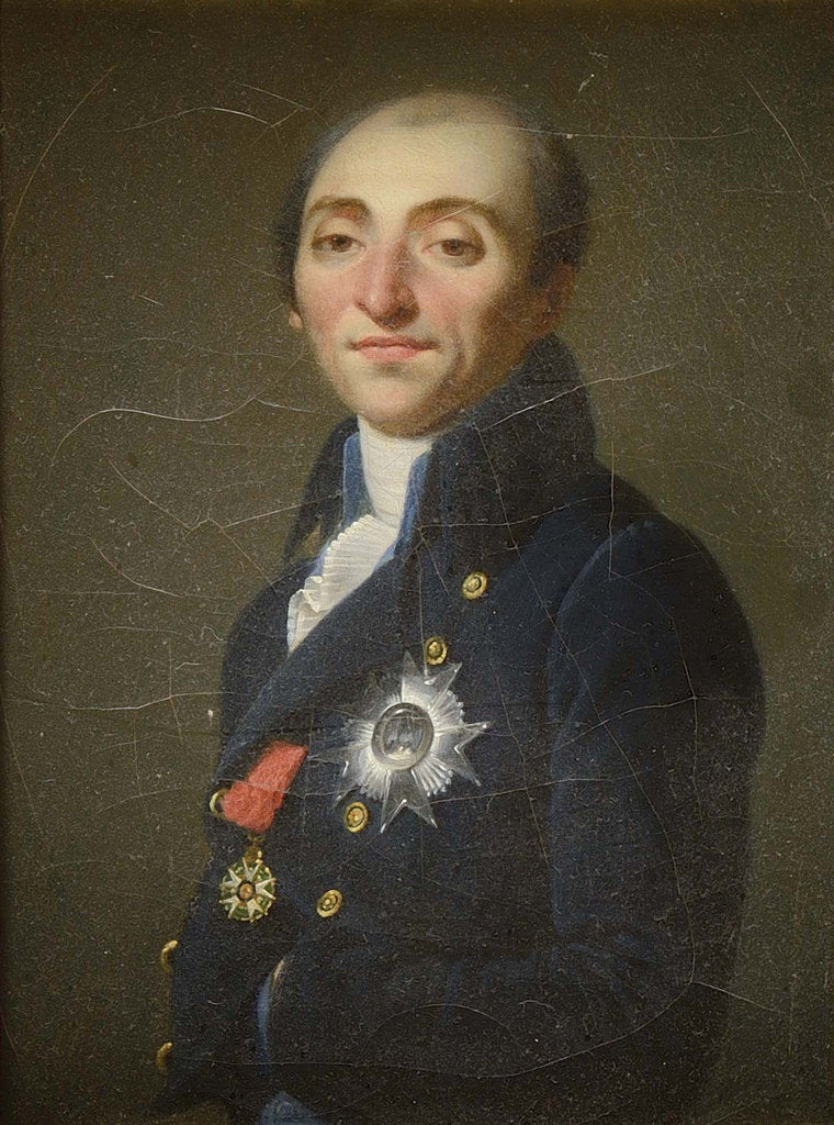 Detail of Bernard-Germain-Etienne de la Ville-sur-Illon, comte de Lacépède by Anonymous