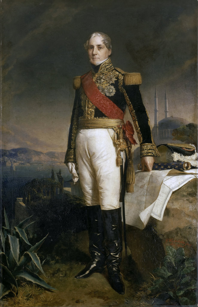Detail of Portrait of Horace-François Sébastiani, Marshal of France, 1841 by Anonymous