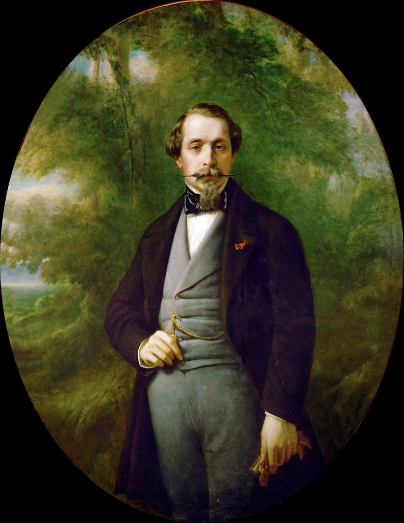 Detail of Portrait of Emperor Napoleon III of France, 1857 by Anonymous