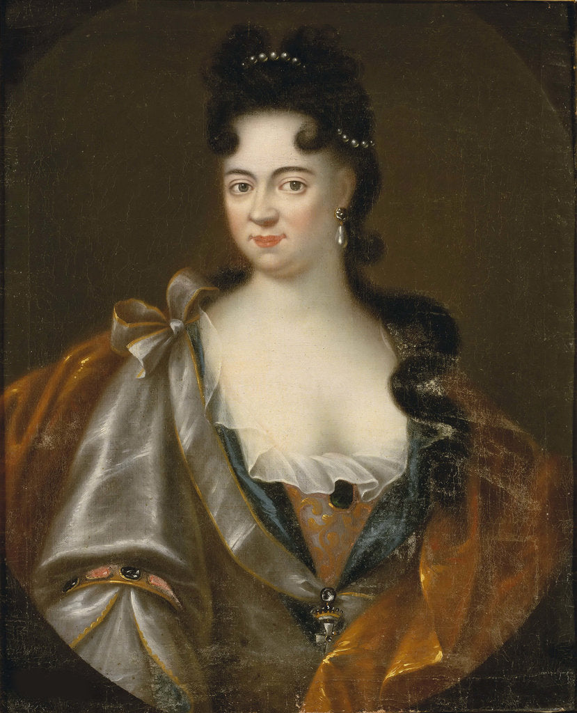 Detail of Portrait of Countess Maria Aurora von Königsmarck, End of 17th cen by Anonymous