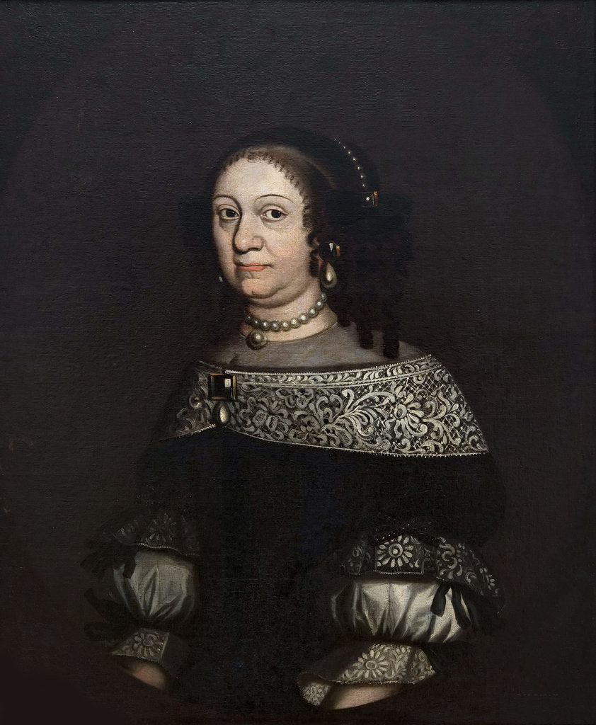 Detail of Margravine Louise Charlotte of Brandenburg, Duchess of Courland, Second Half of the 17th by Anonymous