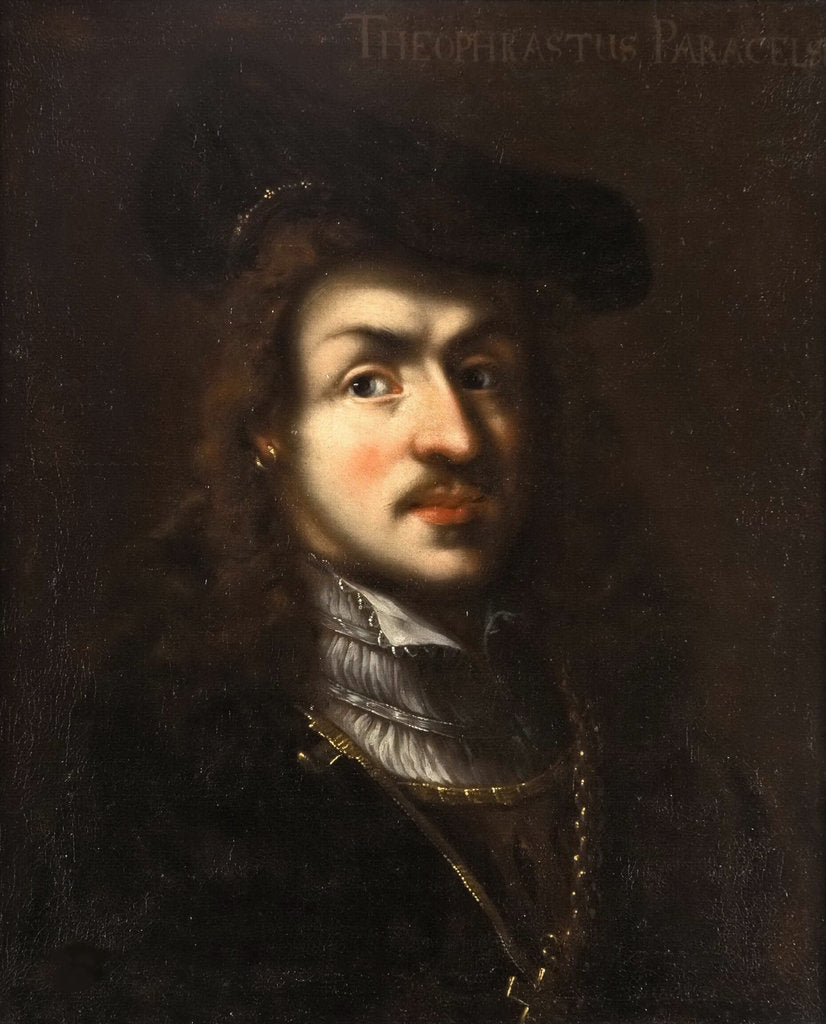 Detail of Portrait of Paracelsus, 17th century by Anonymous