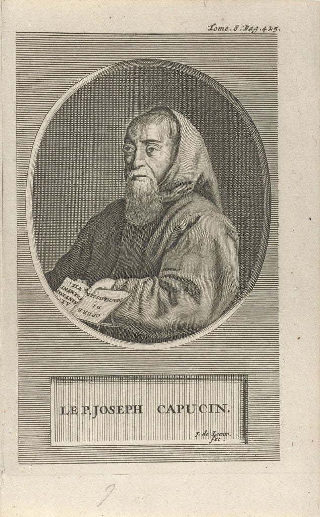 Detail of François Leclerc du Tremblay, 1704 by Anonymous