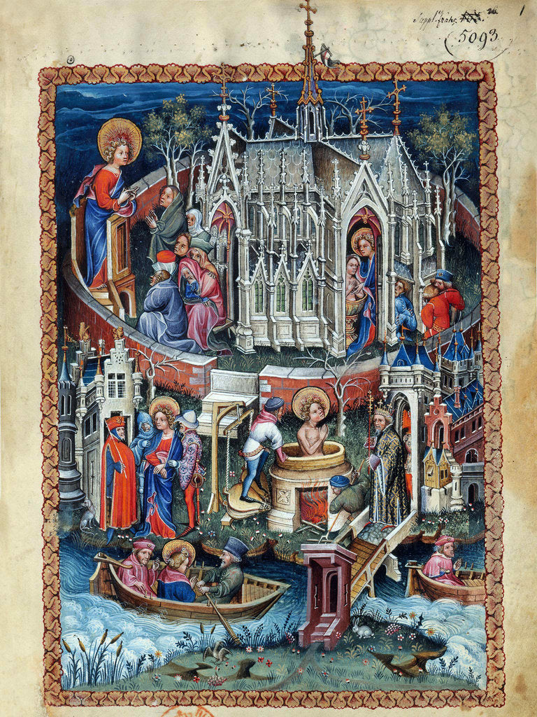Detail of Scenes from the Life of Saint John the Evangelist, Early 15th cen by Anonymous