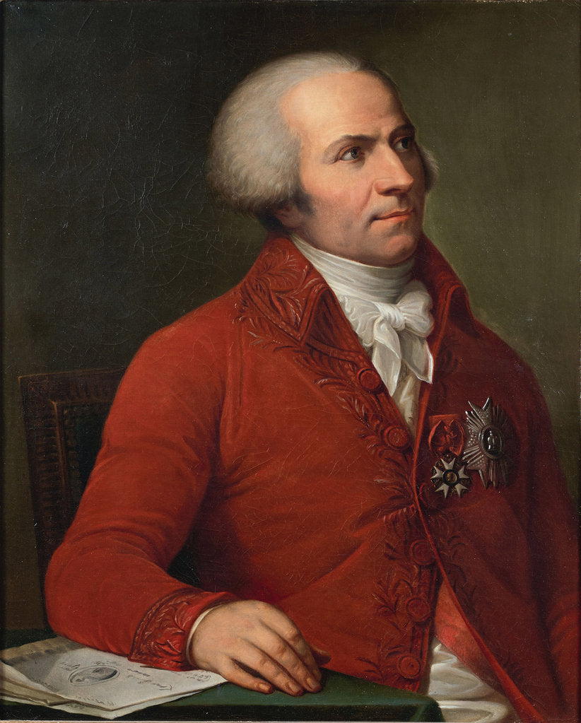 Detail of Portrait of Claude-Louis Petiet, ca 1804 by Anonymous