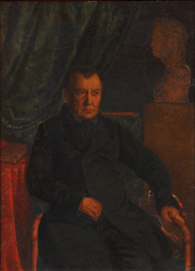 Detail of Portrait of Pavel Voinovich Nashchokin, End 1840s by Anonymous