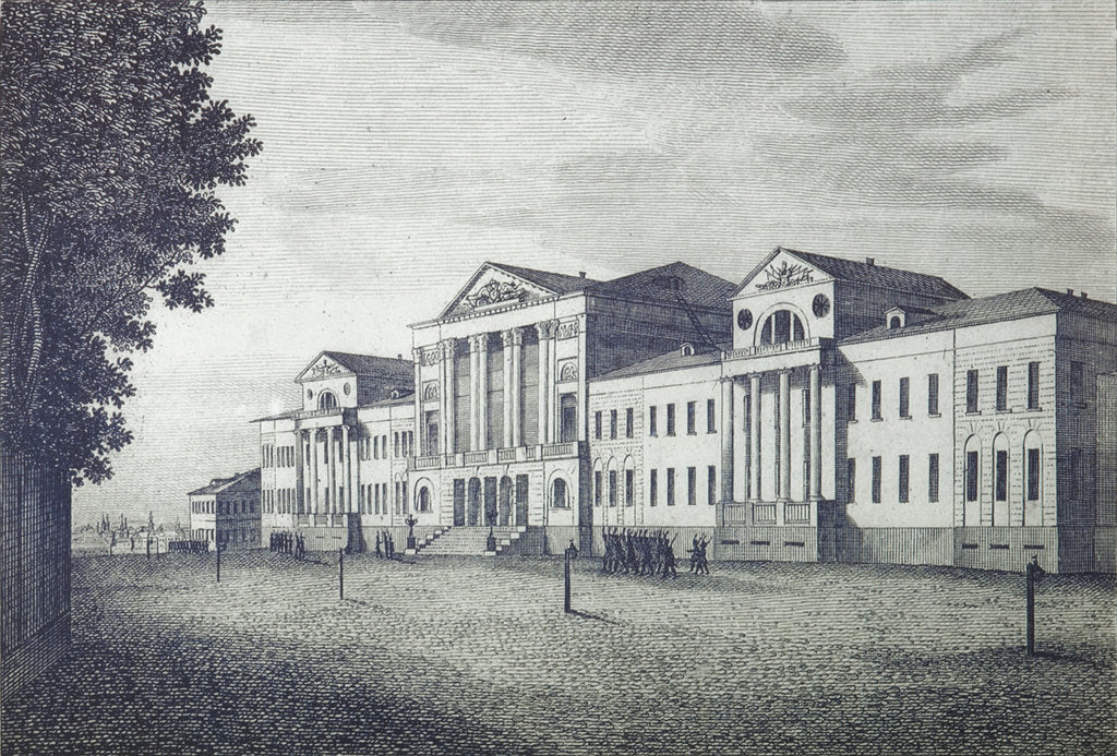 Detail of Military Hospital at Lefortovo, 1824 by Anonymous