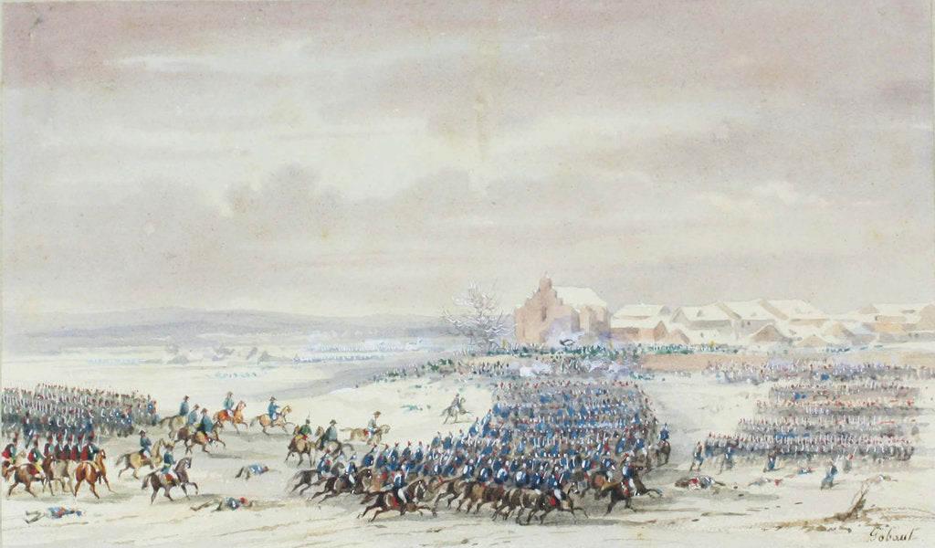 Detail of Murats Cavalry Charge at Eylau by Anonymous