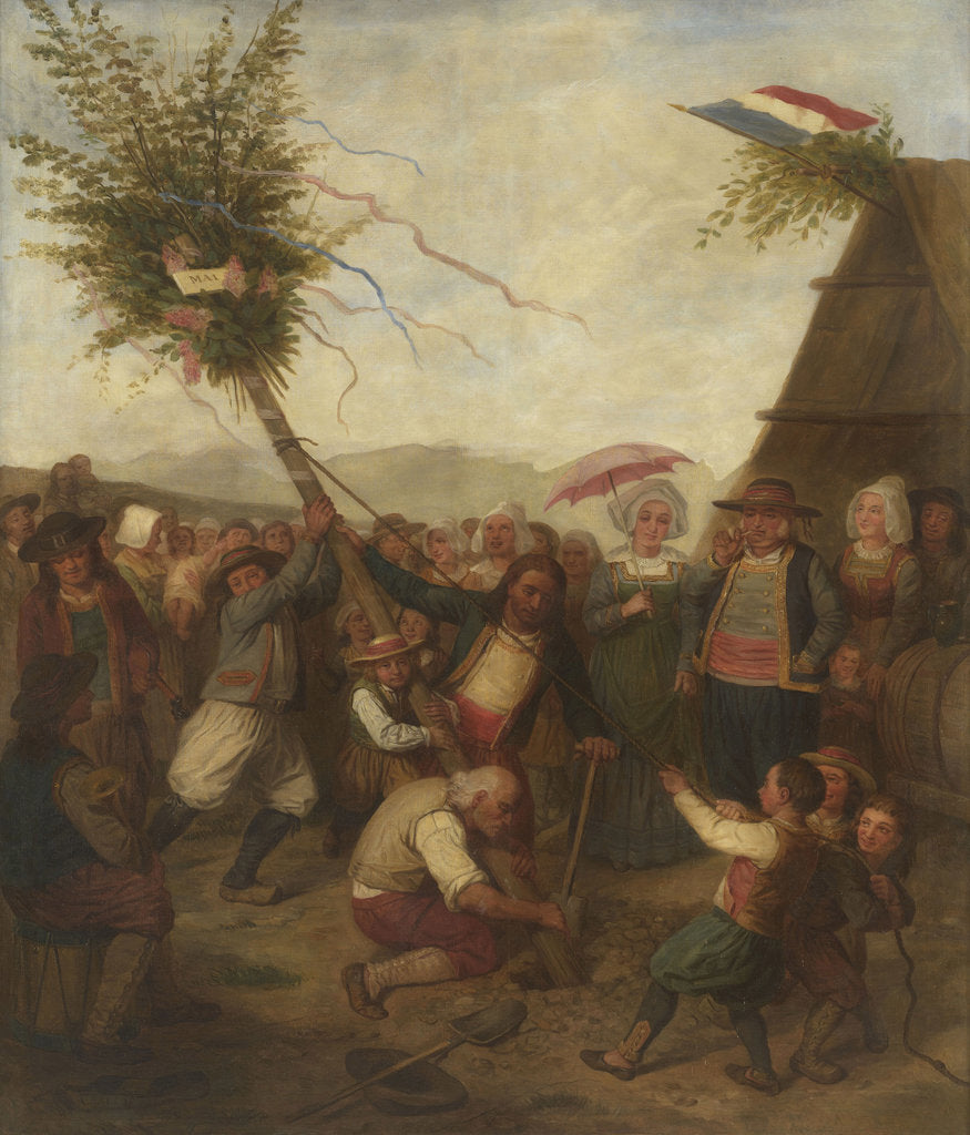 Detail of Maypole, c. 1830-1840 by Anonymous