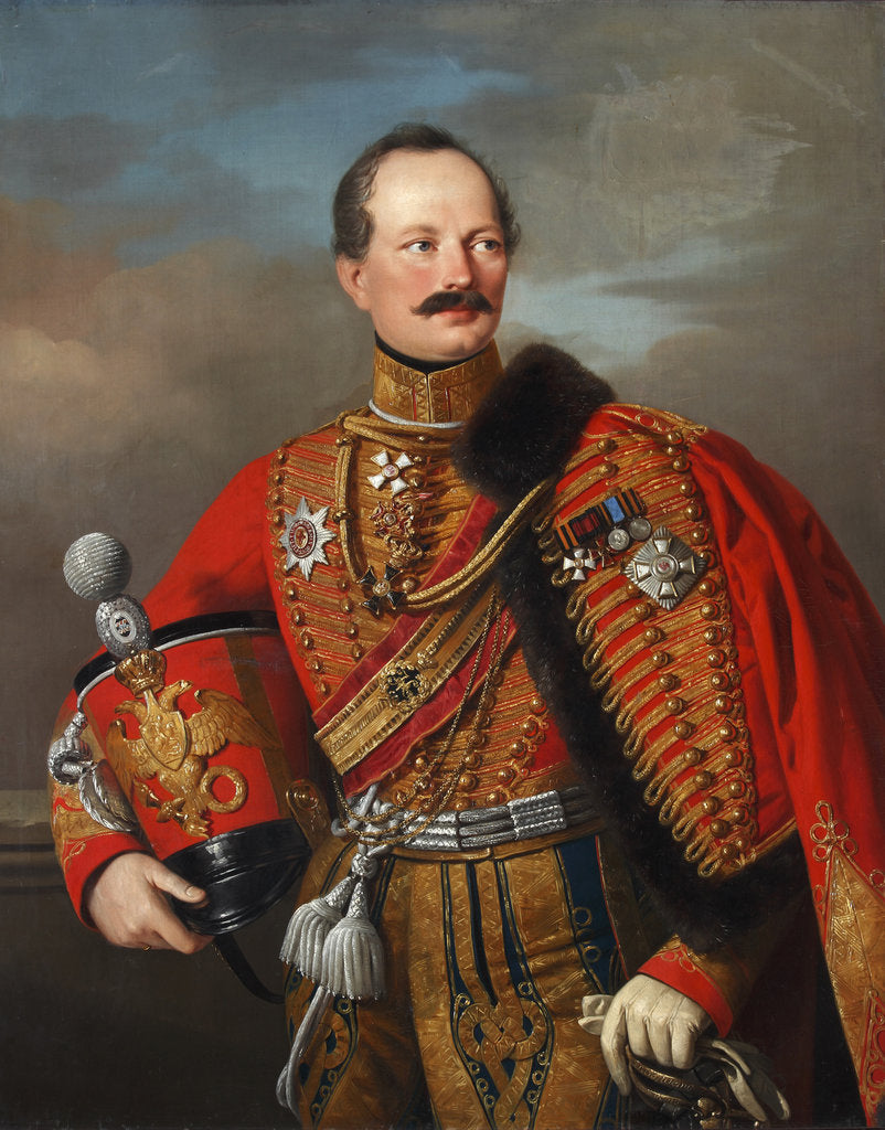 Detail of General Nikolai Fyodorovich Plautin, 1840s by Anonymous