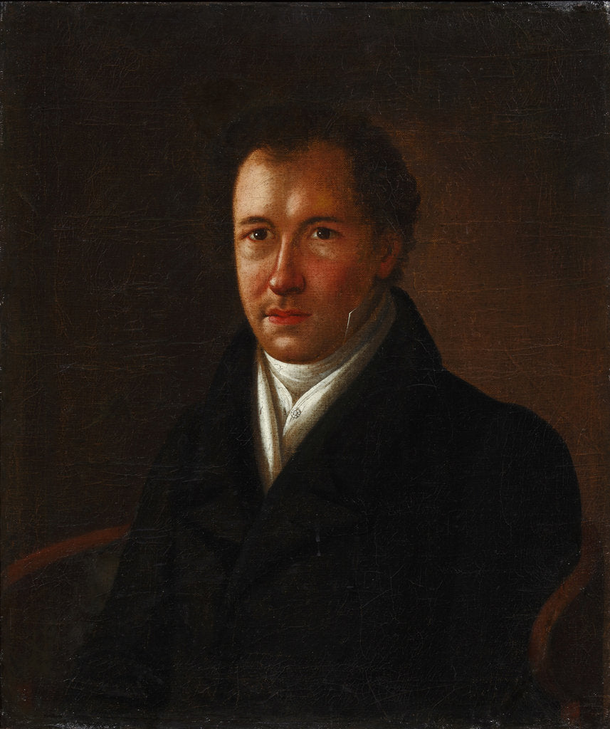 Detail of Portrait of Vasily Voinovich Nashchokin, 1820s by Anonymous